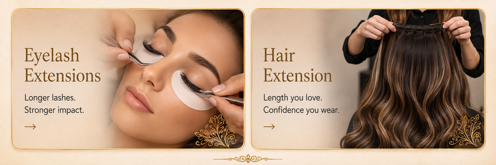 Eyelash Extensions and Hair Extension Services